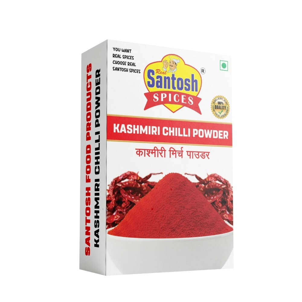 Santosh Spices Kashmiri Chilli Powder - Vibrant Red Color