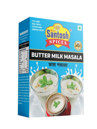 Santosh Spices Butter Milk Masala - Refreshing Chaas Seasoning