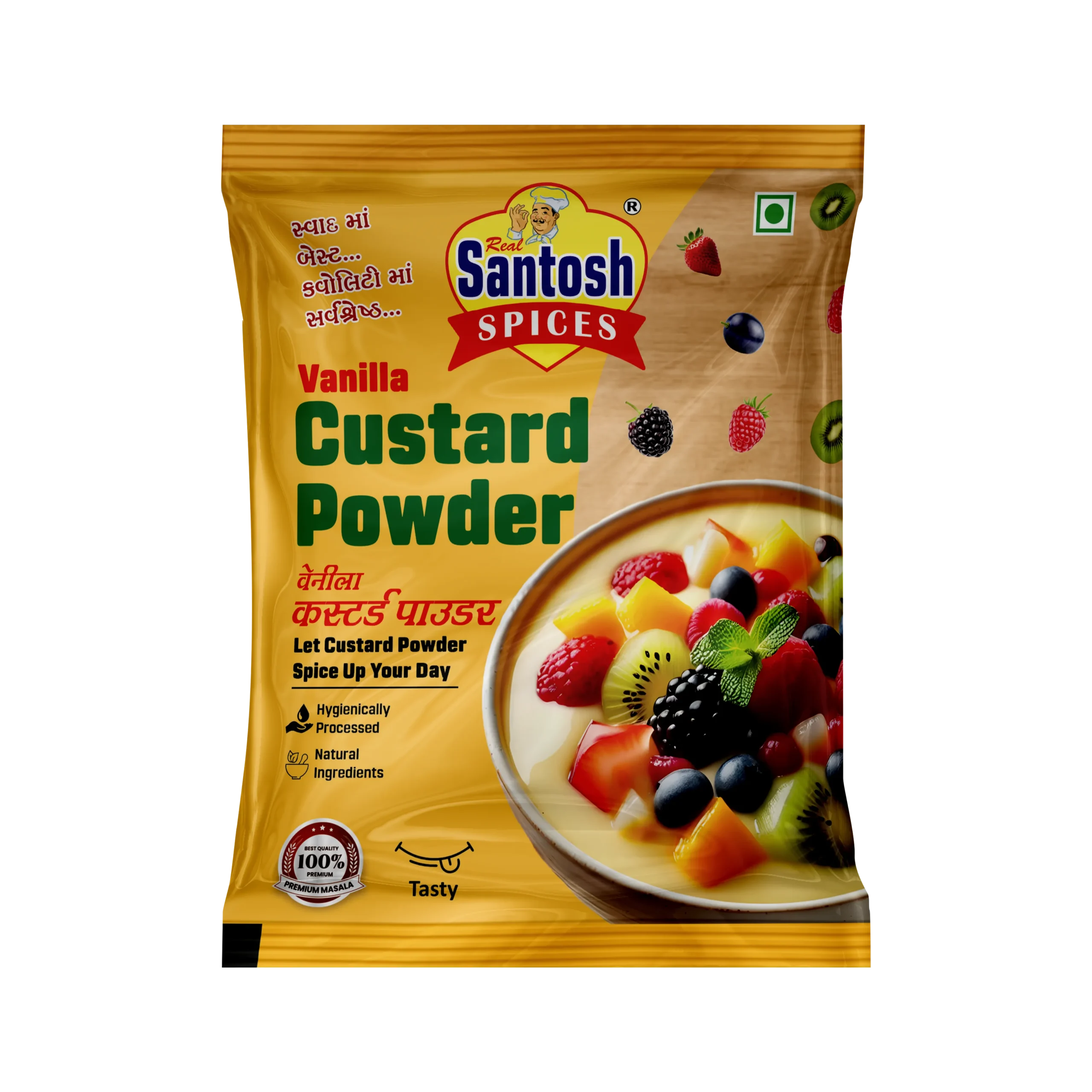 Santosh Custard Powder - Creamy Vanilla Dessert Mix