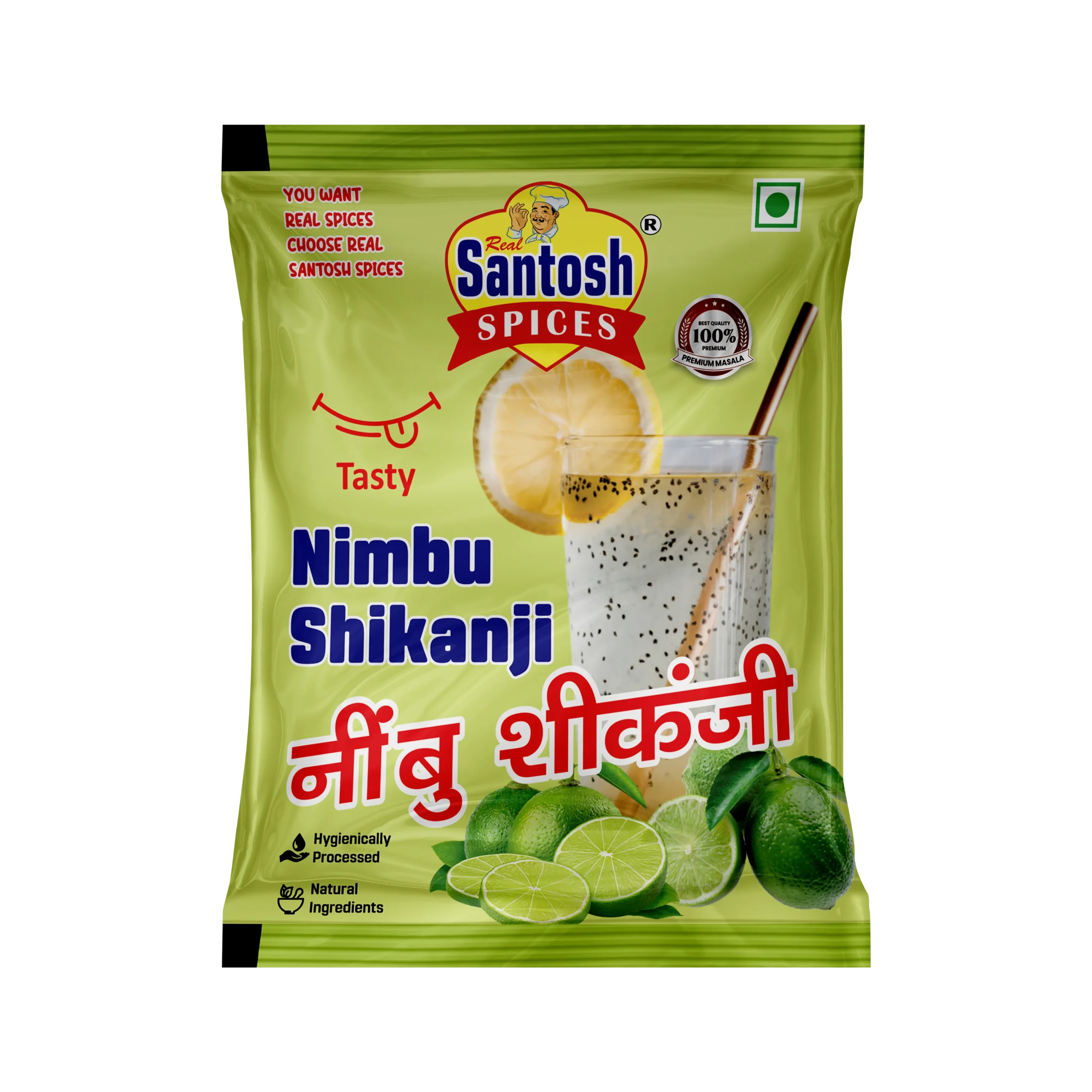 Santosh Spices Nimbu Shikanji - Refreshing Lemonade Mix