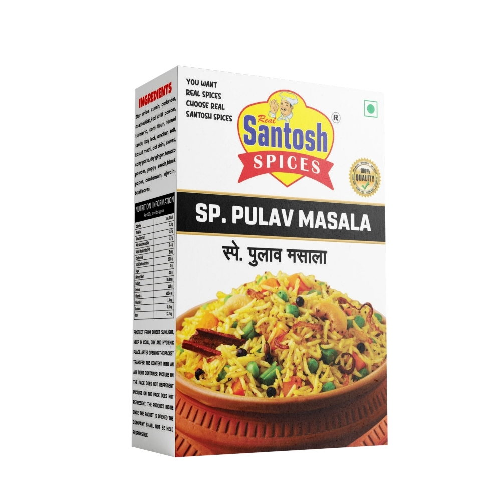 Santosh Spices Sp. Pulav Masala - Fragrant Rice Seasoning